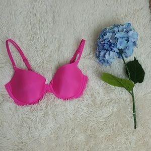 Victoria's Secret Demi Bra Hot Pink 34D